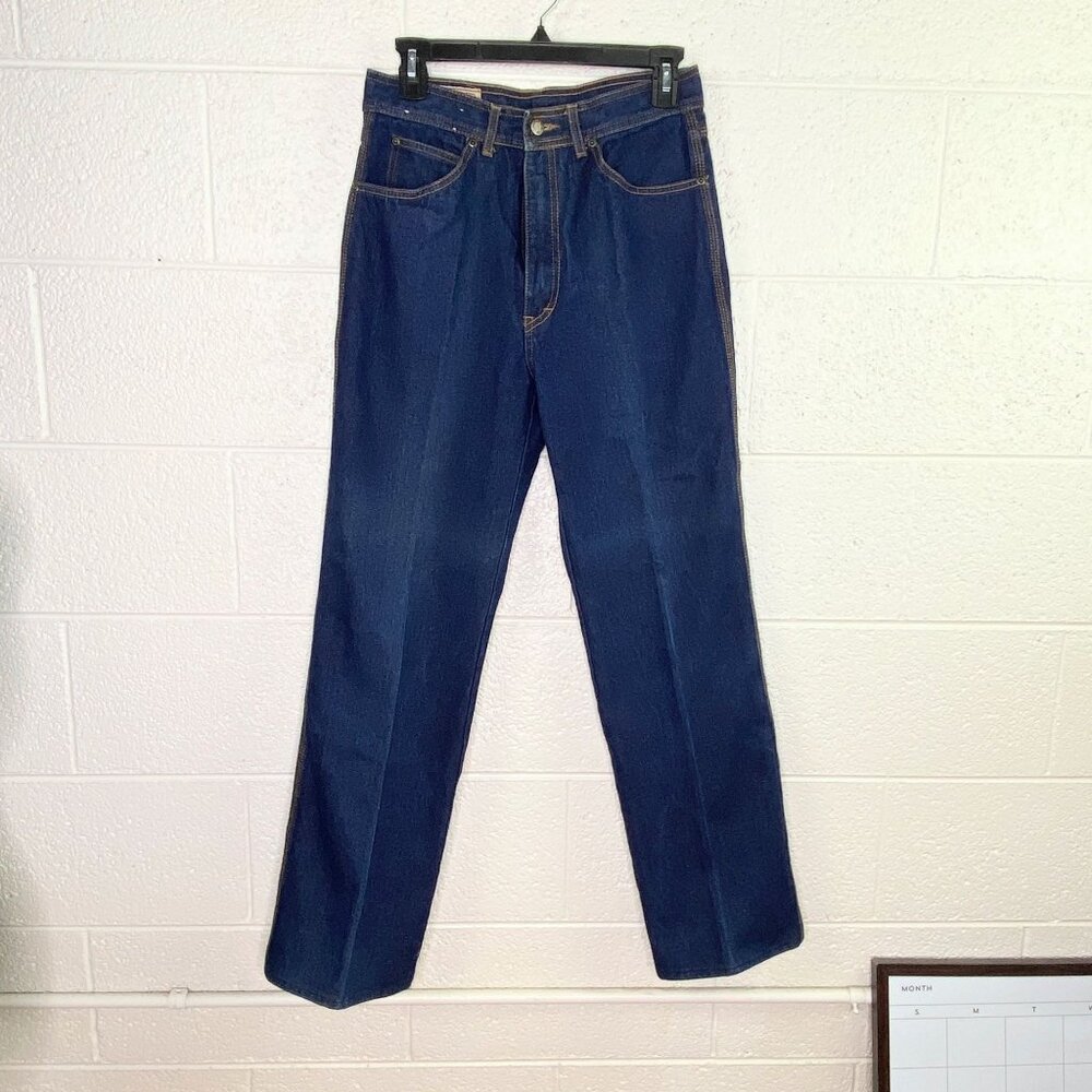 Vintage L'Avion Blue 5 Pocket Denim Jeans 32 XL